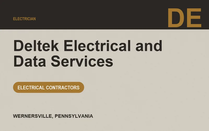 Deltek Electrical and Data Services in Wernersville, Pennsylvania