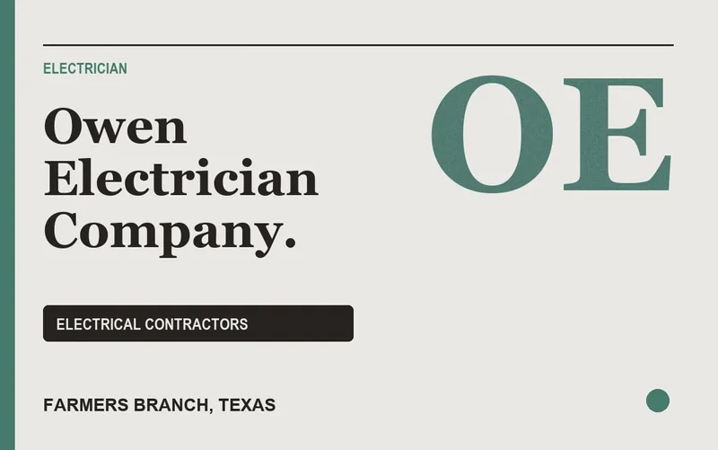 Owen Electrician Company. in Farmers Branch, Texas