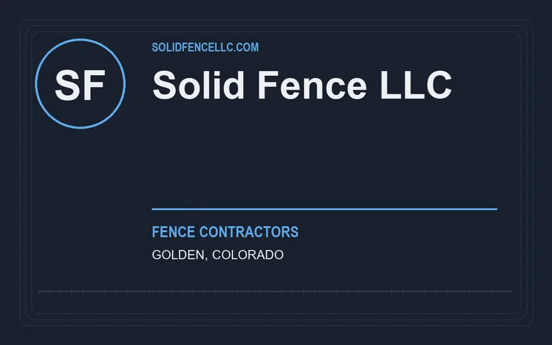 Solid Fence LLC in Golden, Colorado