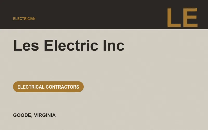 Les Electric Inc in Goode, Virginia