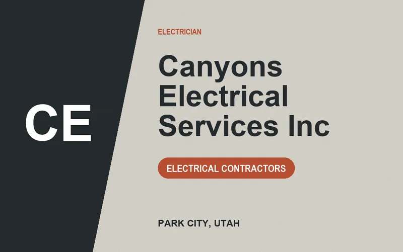 Canyons Electrical Services Inc in Park City, Utah