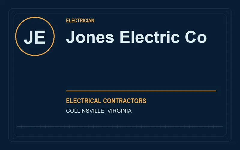 Jones Electric Co in Collinsville, Virginia