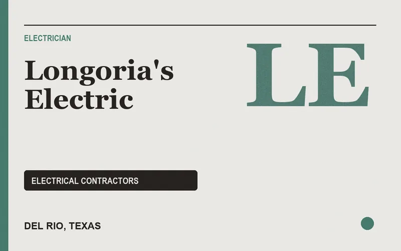 Longoria's Electric in Del Rio, Texas