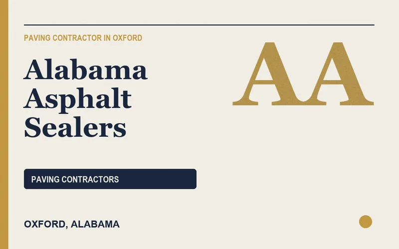 Alabama Asphalt Sealers in Oxford, Alabama