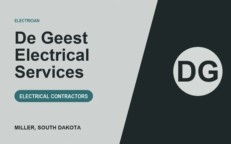 De Geest Electrical Services in Miller, South Dakota