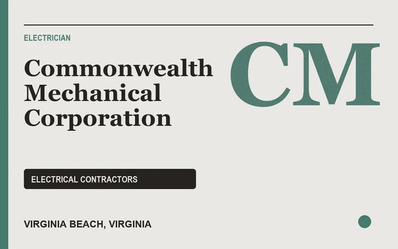 Commonwealth Mechanical Corporation in Virginia Beach, Virginia