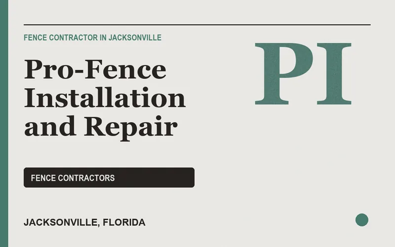 Pro-Fence Installation and Repair in Jacksonville, Florida