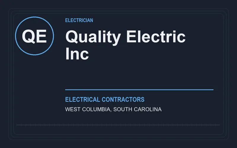Quality Electric Inc in West Columbia, South Carolina