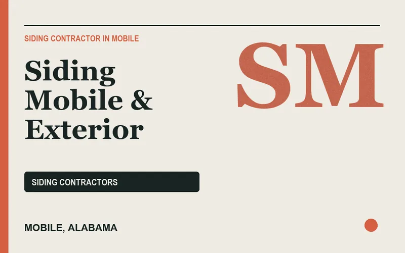 Siding Mobile & Exterior in Mobile, Alabama
