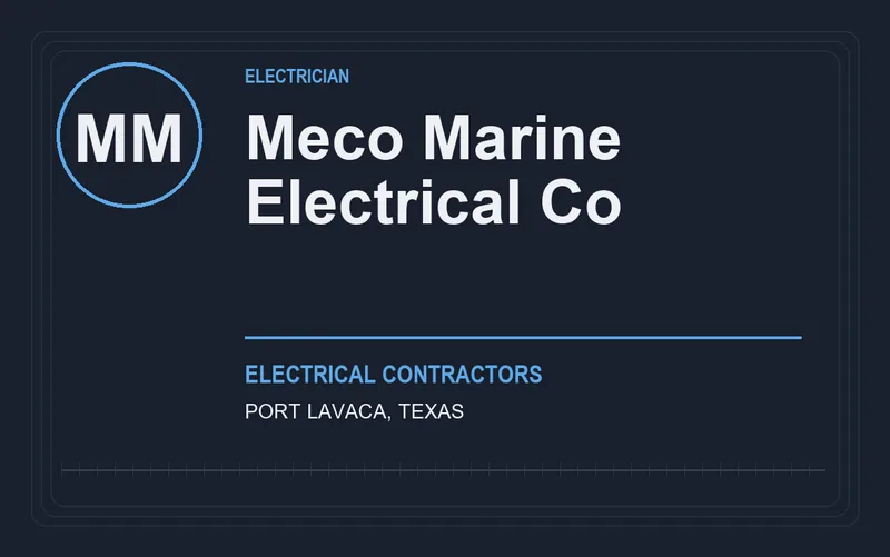 Meco Marine Electrical Co in Port Lavaca, Texas