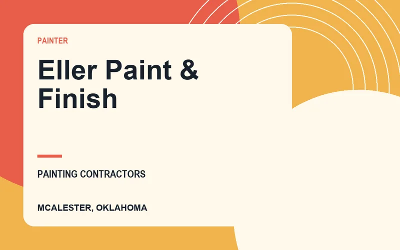 Eller Paint & Finish in McAlester, Oklahoma