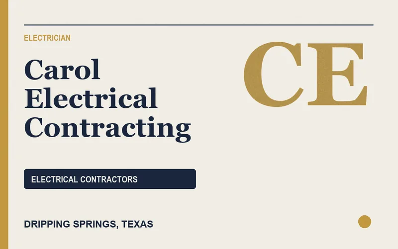 Carol Electrical Contracting in Dripping Springs, Texas
