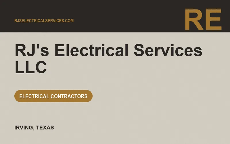 RJ's Electrical Services LLC in Irving, Texas