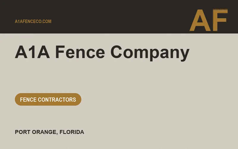 A1A Fence Company in Port Orange, Florida