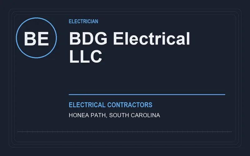 BDG Electrical LLC in Honea Path, South Carolina