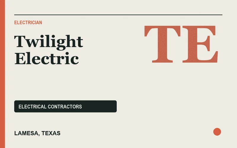 Twilight Electric in Lamesa, Texas