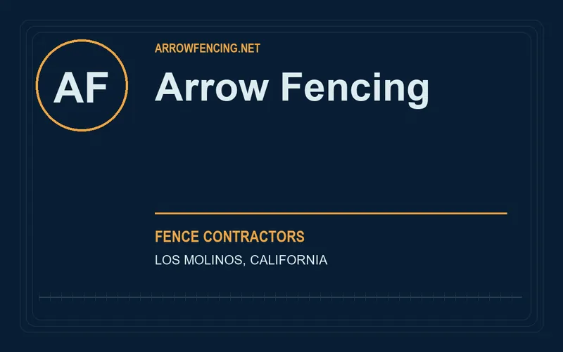 Arrow Fencing in Los Molinos, California