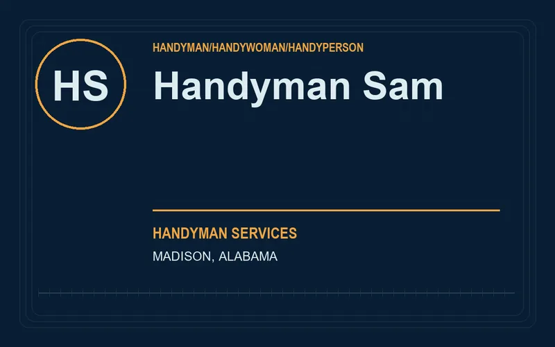 Handyman Sam in Madison, Alabama