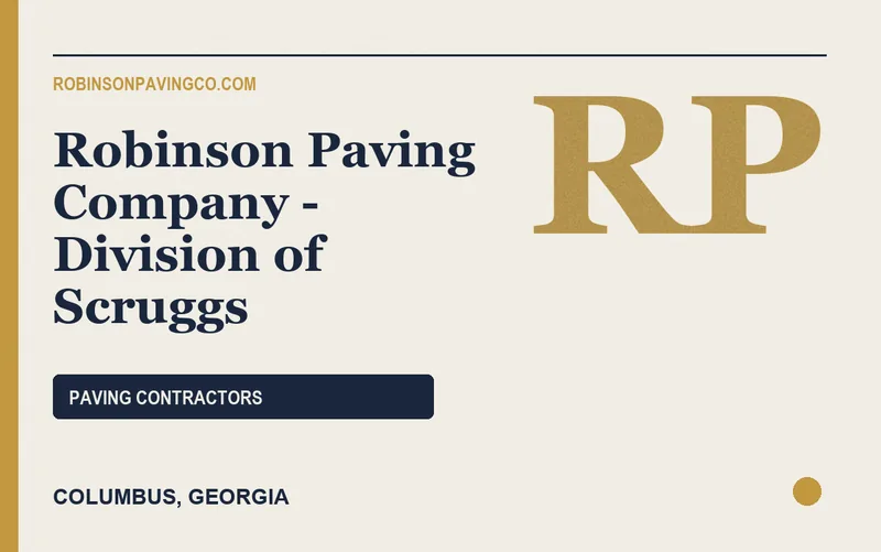 Robinson Paving Company - Division of Scruggs in Columbus, Georgia