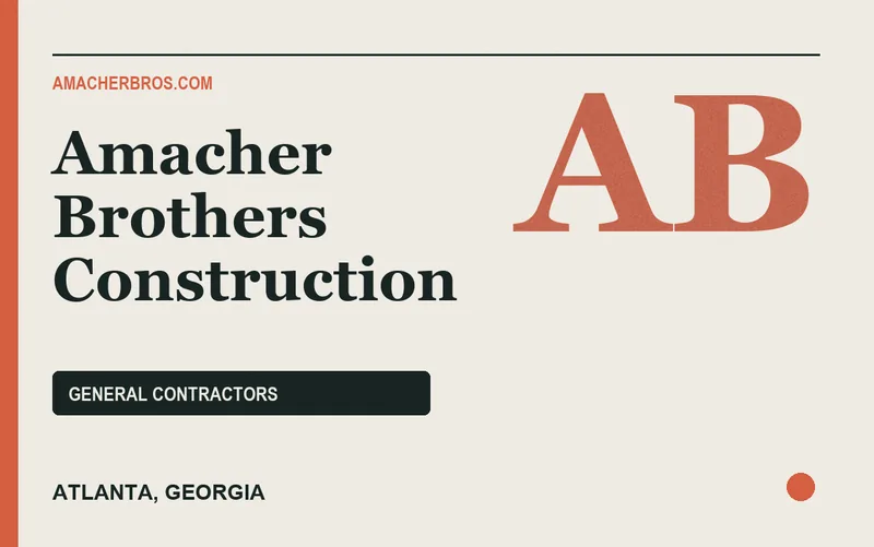 Amacher Brothers Construction in Atlanta, Georgia