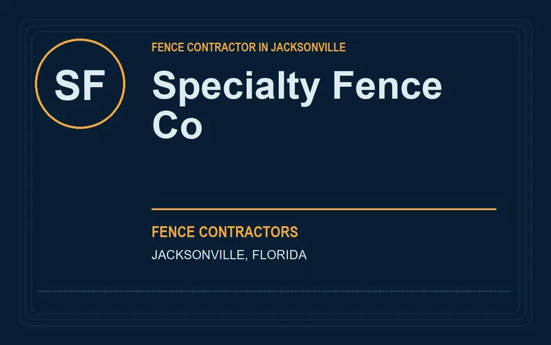 Specialty Fence Co in Jacksonville, Florida