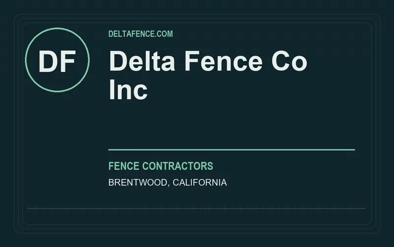 Delta Fence Co Inc in Brentwood, California