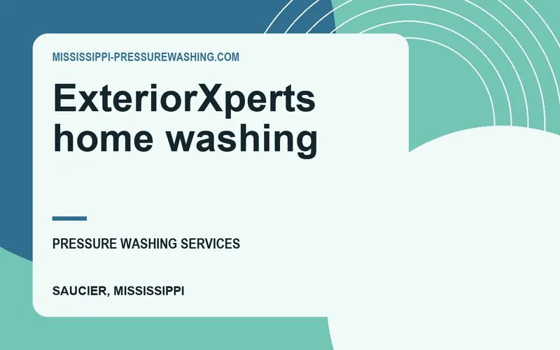 ExteriorXperts home washing in Saucier, Mississippi