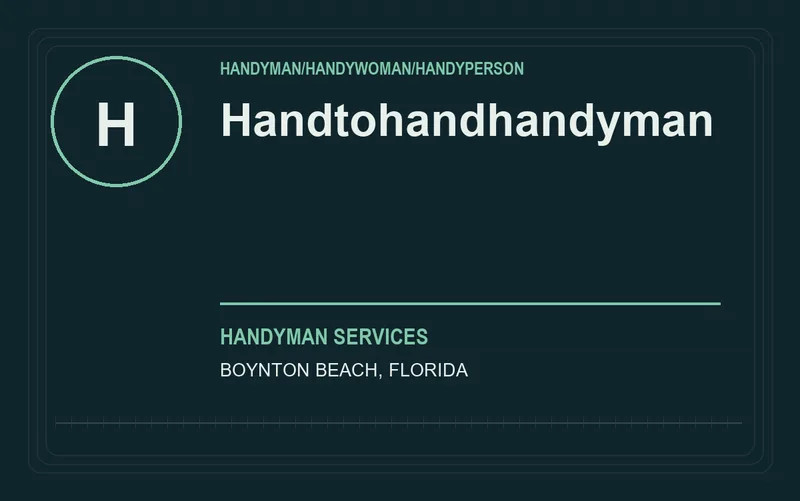 Handtohandhandyman in Boynton Beach, Florida