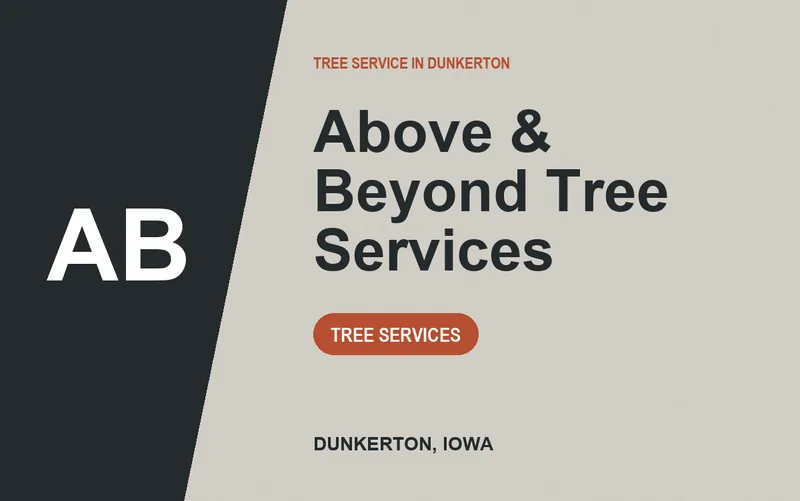 Above & Beyond Tree Services in Dunkerton, Iowa