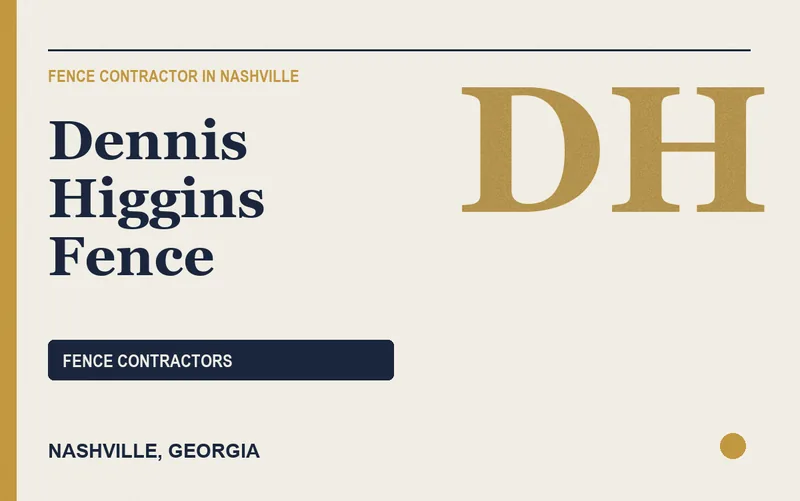 Dennis Higgins Fence in Nashville, Georgia
