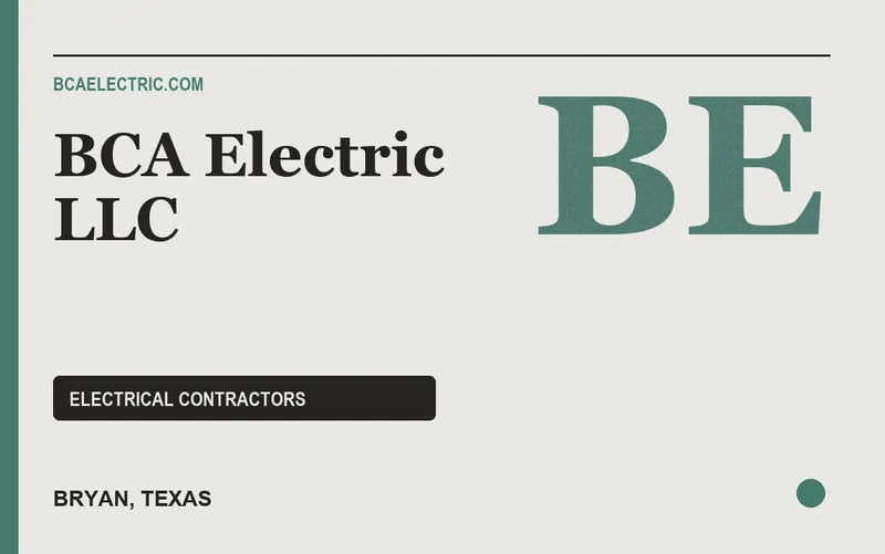 BCA Electric LLC in Bryan, Texas