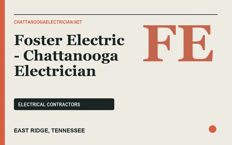 Foster Electric - Chattanooga Electrician in East Ridge, Tennessee