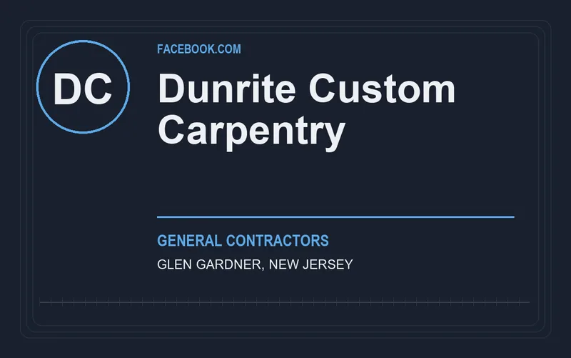Dunrite Custom Carpentry in Glen Gardner, New Jersey