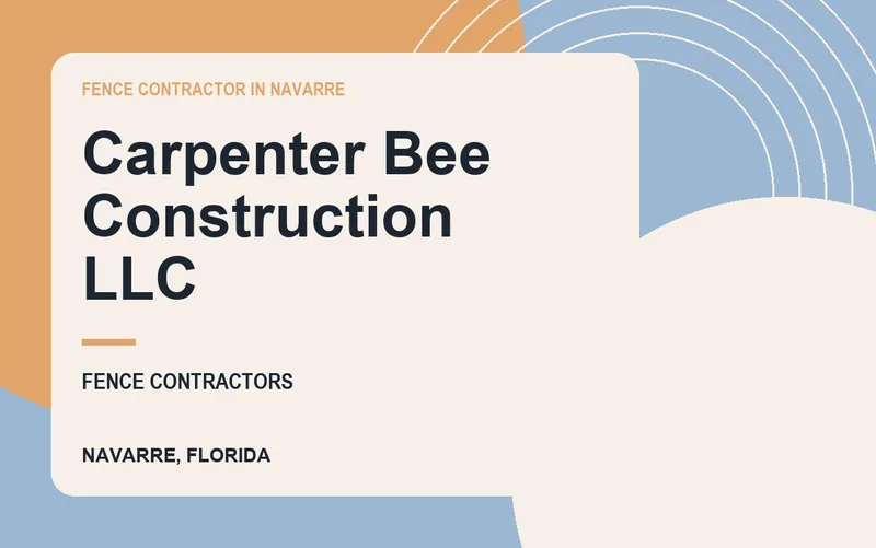 Carpenter Bee Construction LLC in Navarre, Florida