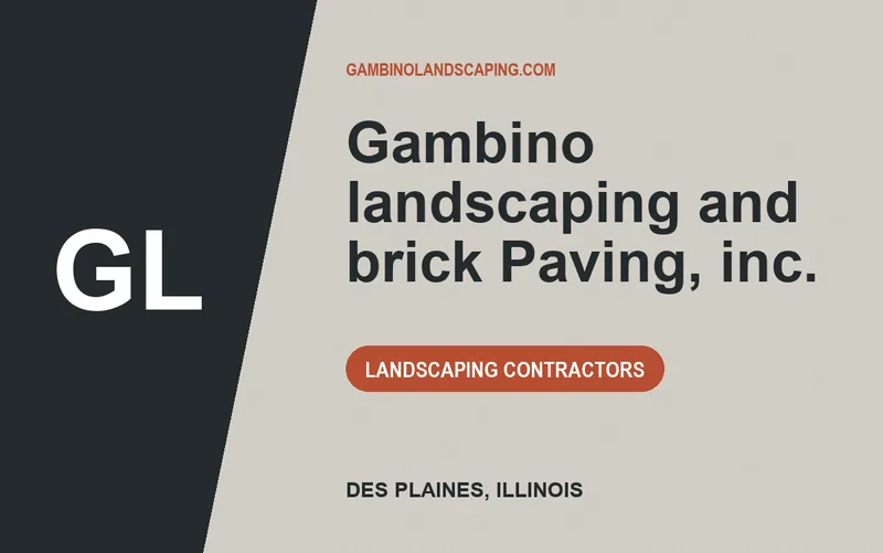 Gambino landscaping and brick Paving, inc. in Des Plaines, Illinois