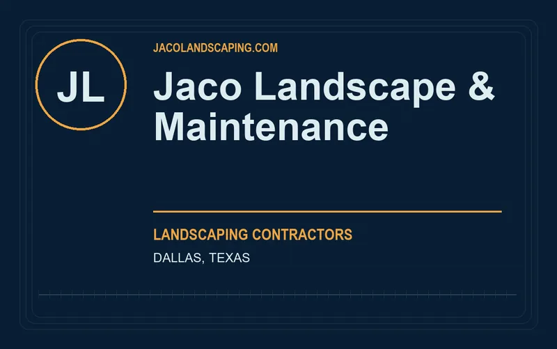 Jaco Landscape & Maintenance in Dallas, Texas