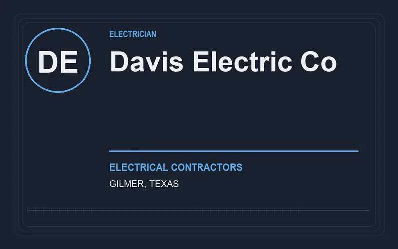 Davis Electric Co in Gilmer, Texas