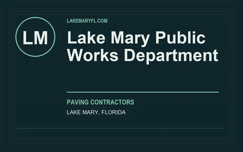 Lake Mary Public Works Department in Lake Mary, Florida