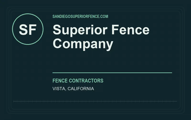 Superior Fence Company in Vista, California