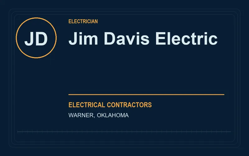 Jim Davis Electric in Warner, Oklahoma