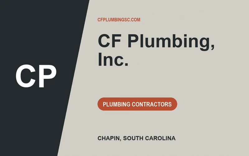 CF Plumbing, Inc. in Chapin, South Carolina