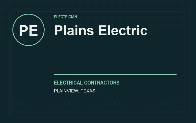 Plains Electric in Plainview, Texas