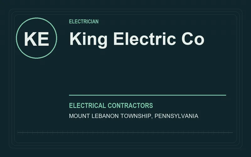 King Electric Co in Mount Lebanon Township, Pennsylvania