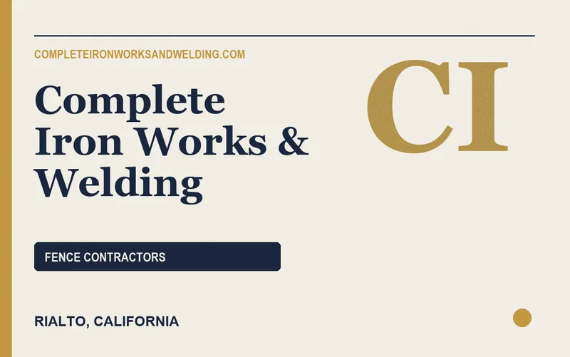 Complete Iron Works & Welding in Rialto, California