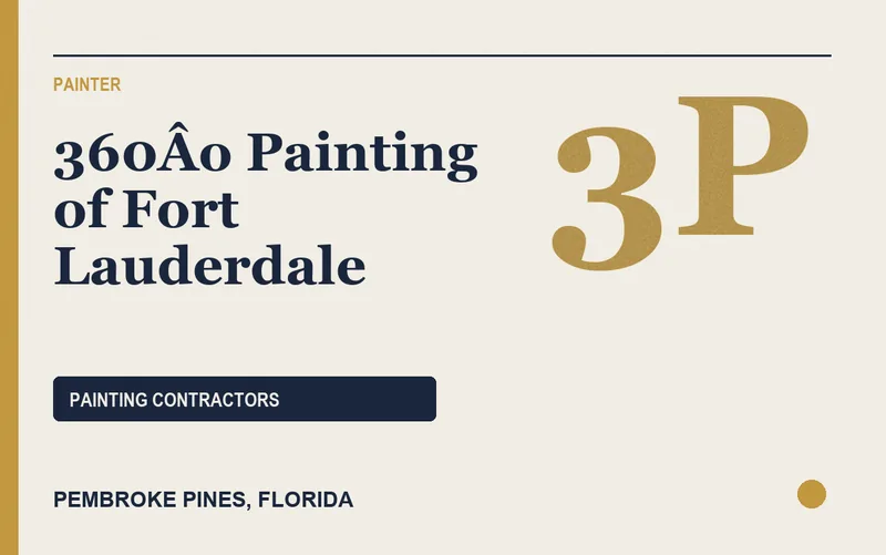 360Âo Painting of Fort Lauderdale in Pembroke Pines, Florida