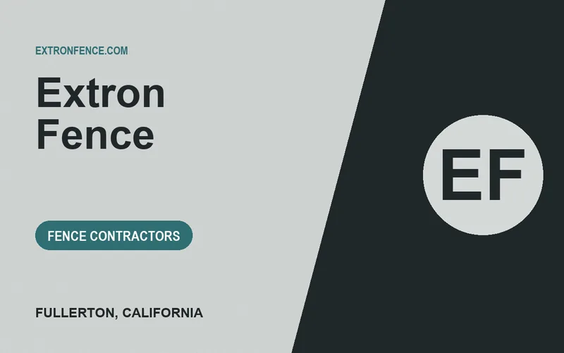 Extron Fence in Fullerton, California