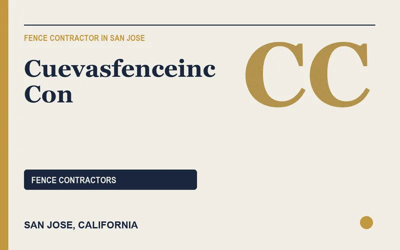 cuevasfenceinc con in San Jose, California