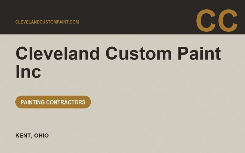 Cleveland Custom Paint Inc in Kent, Ohio