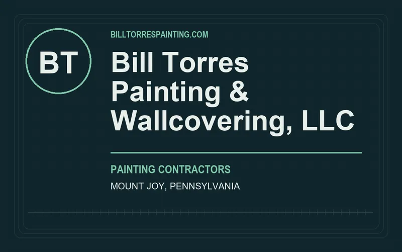 Bill Torres Painting & Wallcovering, LLC in Mount Joy, Pennsylvania