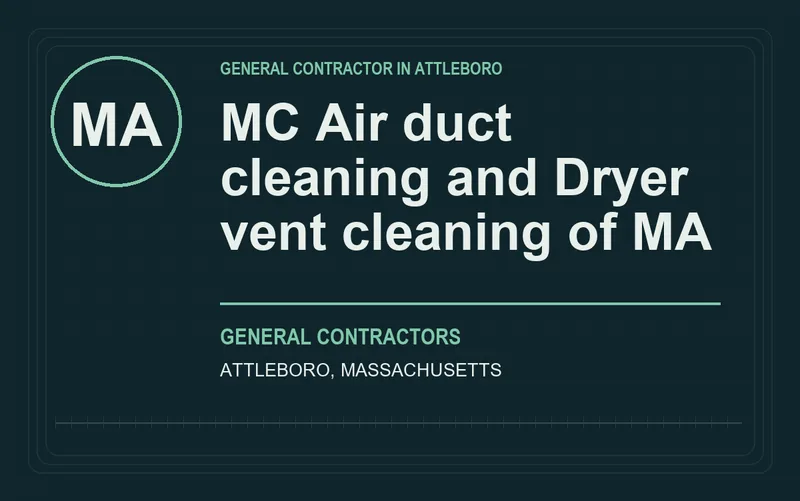 MC Air duct cleaning and Dryer vent cleaning of MA in Attleboro, Massachusetts